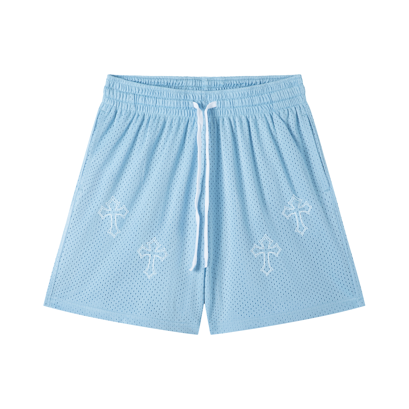 Mesh Drawstring Shorts