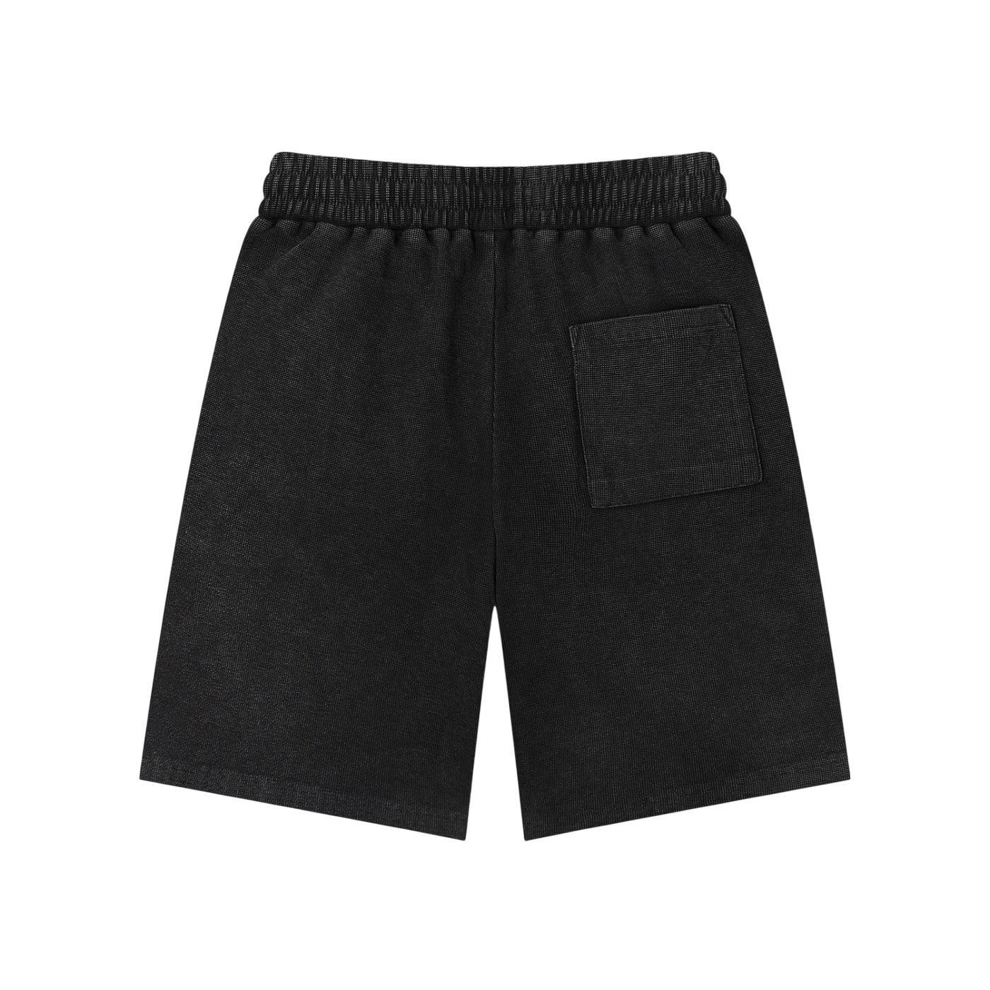Waffle Knit "Authentic Society" Shorts
