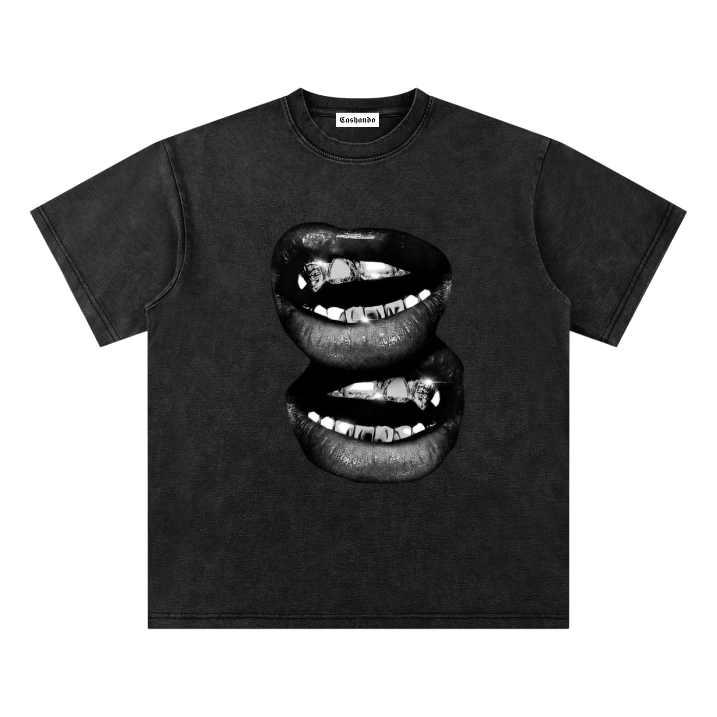 Grin Fang Snow washed Tee