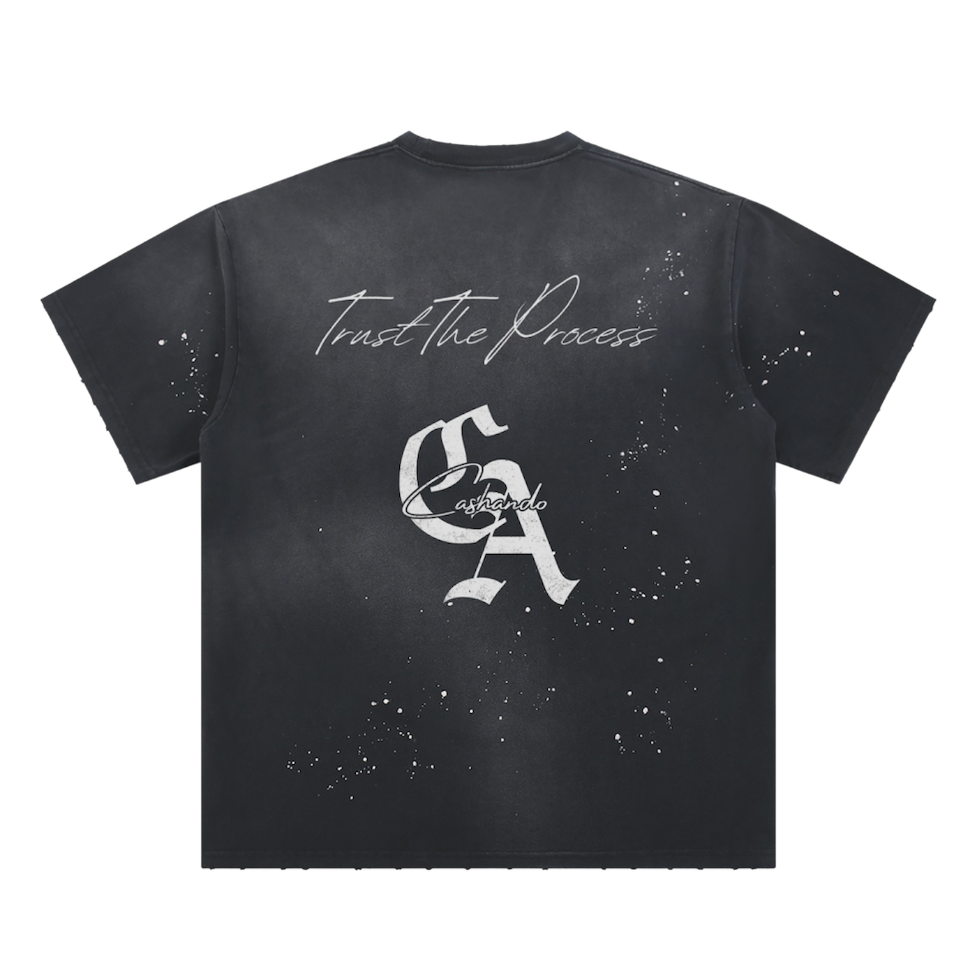 "Trust The Process" Plaint Splatter Tee