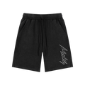 Waffle Knit "Authentic Society" Shorts