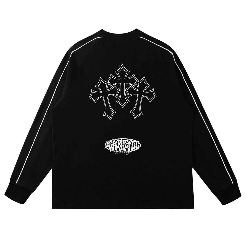 3Crosses Black & White Shirt