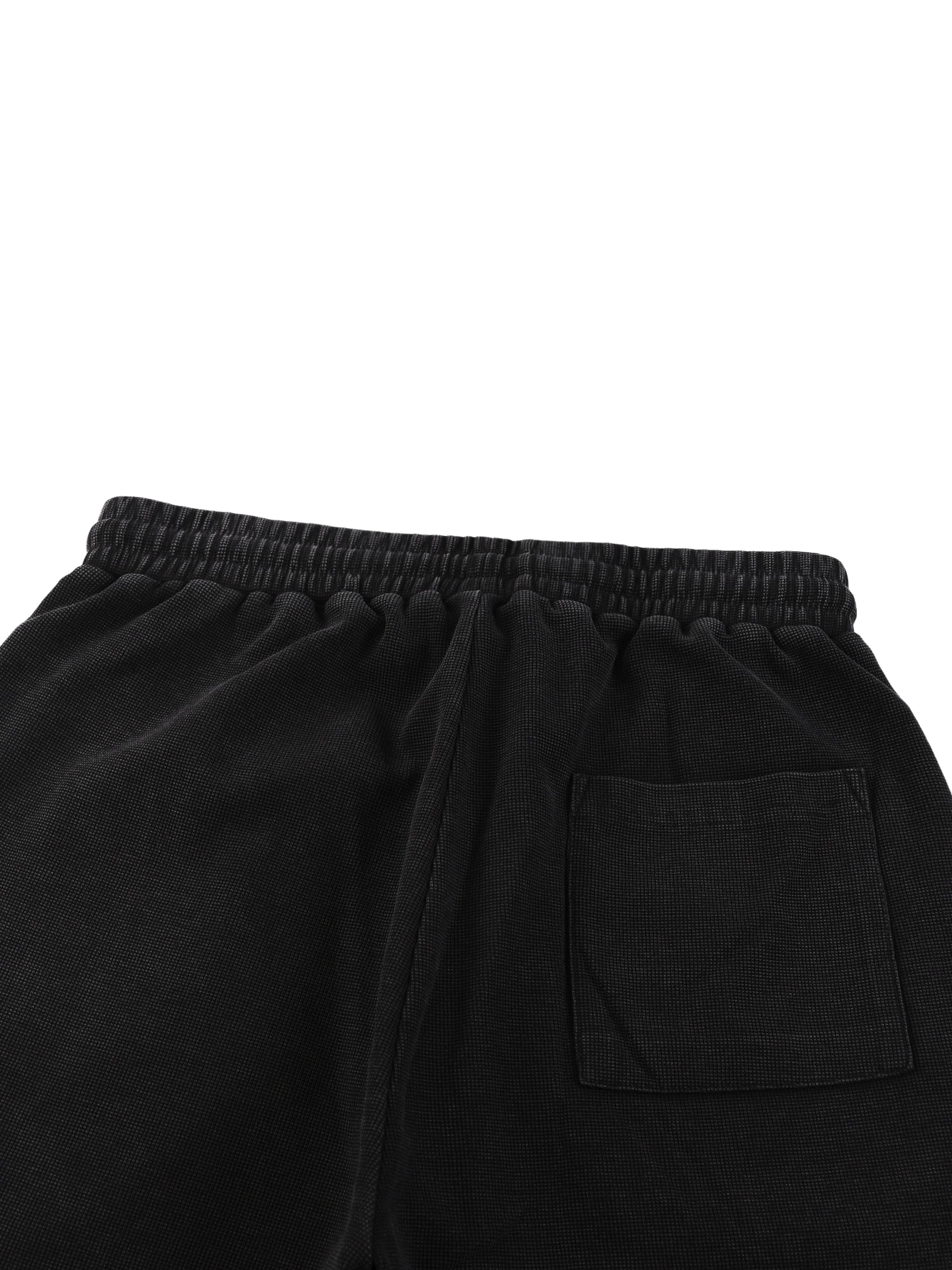 Waffle Knit "Authentic Society" Shorts